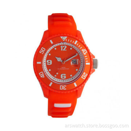 Kids' Colorful Case and Band Plastic Watch, Shiny Colors for Promotional, Fashionable Design